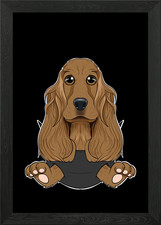 Cocker Spaniel Puppy Framed