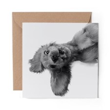 1 x Blank Greeting Card BW -
