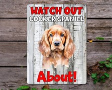 Dog Metal Sign Gift - Watch