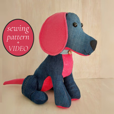 Dog SEWING PATTERN, puppy